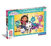 Clementoni Puzzle Infantil 24 Maxi Piezas Grandes La Casa de Muñecas de Gabby-Desde 3 años (28521)