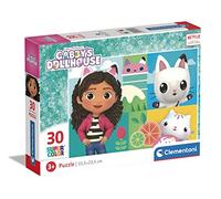 Clementoni - Puzzle Infantil 30 Piezas La Casa de Muñecas de Gabby - Desde 3 años (20281)