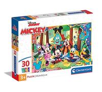 Clementoni - Puzzle Infantil 30 Piezas Mickey; Puzzle Infantil Personajes Disney, a Partir de 3 años (20269)