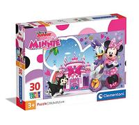 Clementoni - Puzzle Infantil 30 Piezas Minnie; Puzzle Infantil Personajes Disney, a Partir de 3 años (20268)