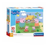 Clementoni - Puzzle Infantil 30 Piezas Peppa Pig, Puzzle Infantil Personajes Peppa Pig, 20838