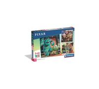 Clementoni - Puzzle Infantil 3X48 Piezas Square Walt Walt Disney Pixar, Puzzle Infantil, 25065
