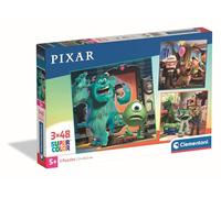 Clementoni - Puzzle Infantil 3X48 Piezas Square Walt Walt Disney Pixar, Puzzle Infantil, 25065
