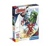 Clementoni - Puzzle Infantil 60 Piezas Avengers - Desde 4 años (26193)