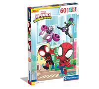 Clementoni - Puzzle Infantil 60 Piezas Maxi Piezas Grandes Spidey y Sus Amigos - Desde 4 años (26476)