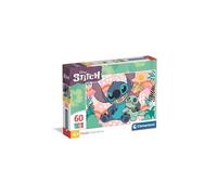 Clementoni - Puzzle Infantil 60 Piezas Stitch, Puzzle Infantil Personajes Stitch Walt Disney 26331