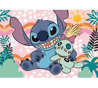 Clementoni - Puzzle Infantil 60 Piezas Stitch, Puzzle Infantil Personajes Stitch Walt Disney 26331