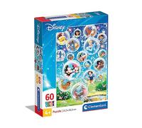 Clementoni - Puzzle Infantil Disney Classic 60 Piezas, Puzzle Infantil Personajes a Partir de 5 años (26049)