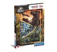 Clementoni - Puzzle Infantil Super 104 Piezas Jurassic World - Desde 6 años (27181)