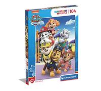 Clementoni - Puzzle Infantil Super 104 Piezas Paw Patrol, Patrulla Canina - Desde 6 años (27178)