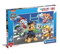 Clementoni - Puzzle Infantil Super 180 Piezas Paw Patrol, Patrulla Canina - Desde 7 años (29780)