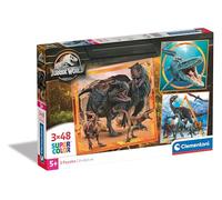 Clementoni Puzzel Square Jurassic World 3 Puzzel Met 48 Stukjes - Supercolor Puz