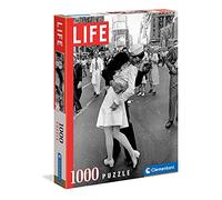Clementoni- Puzzle Life El Beso 1000pzs Does Not Apply Italia Juego, Multicolor, Talla única (128432)