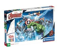 Clementoni Puzzle Los Vengadores Avengers Marvel 104 Piezas 37,9x26,9cm