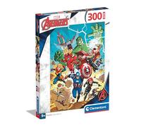 Clementoni Puzzle - Marvel The Avengers - Supercolor Puzzle Infantil De 300 Piezas, para Niños 9-11 Años, Desarrolla La Concentraciòn Y La Logica, 21728