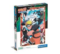 Clementoni Puzzle - Naruto Anime - Puzzle De 1000 Piezas para Adultos Puzzle De 500 Piezas, Rompecabezas Adultos, Entretenimento, 39833