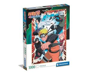 Clementoni Puzzle - Naruto Anime - Puzzle De 1000 Piezas para Adultos Puzzle De 500 Piezas, Rompecabezas Adultos, Entretenimento, 39833