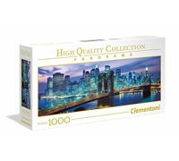 Clementoni Puzzle Nuevo York Brooklyn Puente 1000 Piezas Panorama Reise Paisaje