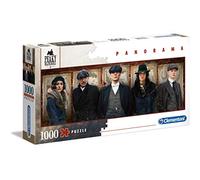 Clementoni- Puzzle Panoramico 1000 piezas Peaky Blinders - Puzzle adultos series Netflix, Puzzle personajes (39567)