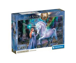 Clementoni - Puzzle pour Adultes 1500 Pièces, Anne Stokes Bluebell Wood Compact