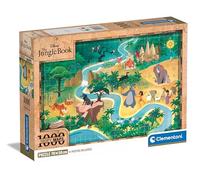 Clementoni Story Maps-Disney The Jungle Book-Puzzle De 1000 Piezas, Rompecabezas Adultos, Entretenimento, 39813, Multicolor