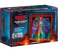 Clementoni Puzzle Stranger Things - VECNA'S Curse - con luz LED: Rompecabezas de 520 Piezas, Escena Que Cambia de Color con Vecna, MAX y Eddie del Hellfireclub de la Temporada 4