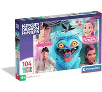 K-Pop Demon Hunters - Puzzle Infantil 104 Piezas - 38 x 27 cm - A Partir de 6 años - Personajes Coloridos - Actividad lúdica y educativa