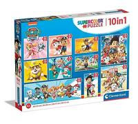 Clementoni Does Not Apply Infantiles 10 en 1 Paw Patrol, Puzzles de distinto tamaño para montarlos progresivamente de la Patrulla Canina, a Partir d, Multicolor, Medium (20270)