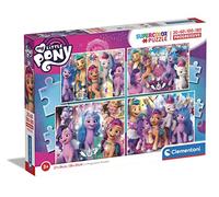 Clementoni - Puzzles Infantiles Cuatro Puzzles de 20, 60, 100 y 180 Piezas My Little Pony; Puzzle Infantil Personajes Little Pony, a Partir de 3 años (21413)