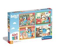 Clementoni - Puzzles progresivos 4 en 1 - Bluey