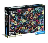 Clementoni - Impossible Puzzle: Disney Villains - Puzzle 1000 Piezas para Adultos, Reto de Alta Dificultad con Villanos Icónicos, 70 X 50 cm, 39792