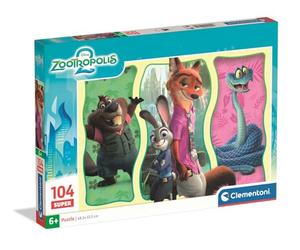 CLEMENTONI, PZL 104 Super Zootopia 2, 6 Years, 25082