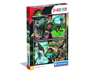 CLEMENTONI, PZL 2X60 Jurassic World, 4 Years, 24830