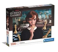 Clementoni Queen's Gambit Gambit-1000 Pezzi Adulti, Puzzle Netflix-Made in Italy, Multicolore, 39698 Dama Adulto 1000 Piezas, Series A Partir De 10 Años, Standard