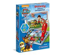 Clementoni - Quizzy - Pat' Patrouille - Jeu avec stylo intéractif - Sonore et lumineux - Dés 3ans