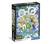 Clementoni - Rick & Morty - Puzzle 1000 Piezas para Adultos, Arte de la Serie Animada, Imágenes de Alta Definición, Materiales Sostenibles, 70 X 50 cm, 39788