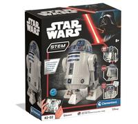 Clementoni Robot R2-D2 - Robot para Construir Inspirado en Star Wars con Luces LED, Sonidos y aplicación de codificación para niños de 8 años en adelante