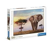 Clementoni Rompecabezas Puesta de Sol Africana CM-35096 500 piezas, a partir de 10 años, multicolor