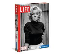 Clementoni- Rompecabezas Life Magazine de 1000 Piezas, en Blanco y Negro, Vintage, Fabricado en Italia, para Adultos, Multicolor (39632)
