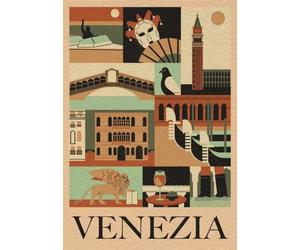 Clementoni: Rompecabezas Moda en Venecia - 1000 piezas