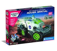 Clementoni Rover Spatial NASA - 8 años - Modelo motorizado Futurista del Rover de la NASA - Exploración de Marzo - Taller de construcción Creativa - Juegos educativos para niños - Fabricado en Italia