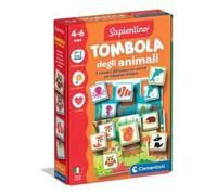 Clementoni Sapientino - Bómbola de los Animales, Juego Educativo de 4 a 6 años con 60 Tarjetas ilustradas, Flashcards para estimular la observación y la Memoria, Fabricado en Italia, Idioma Italiano,