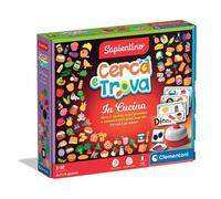 Clementoni Sapientino - Busca y Encuentra en la Cocina, Juego Educativo 5-99 años, 3 Modos de Juego y 250 Temas, Made in Italy, Idioma Italiano, 16701