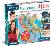 Clementoni Sapientino Descubrimos L'Italia Smart Puzzle Mapa Física Y Política