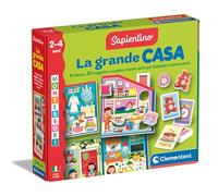 Clementoni - Sapientino Grande Casa-Juego 2 Años, Flashcards Montessori, Tarjetas Educativas, Aprender Nuevas Palabras, Desarrollar Lenguaje y Pensamiento Lógico, Made in Italy, 16853, Multicolor