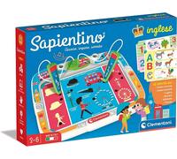 Clementoni- Sapientino Inglese-Banchetto Con Tarjetas Actividades Y Bolígrafos