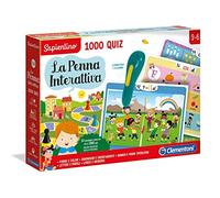 Clementoni - Sapientino - Juego (Idioma español no garantizado) Bolígrafo Interactivo 1000 Quiz Multicolor