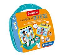 Clementoni Sapientino Maletín magnético del Doctor - Juego Educativo 4 años para Aprender Nuevas Palabras, Pizarra magnética y Tarjetas, Desarrollo de la Primera Infancia, 16462, Multicolor