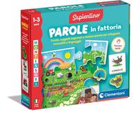 Clementoni Sapientino Montessori Palabras En Granja, Juego Educativos Con Puzzle
