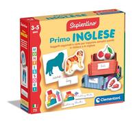 Clementoni - Sapientino Primo Montessori 3 años, Juego Educativo para Aprender, Flashcards inglés niños, desarrolla el lenguaje, Aprendizaje Made in Italy, 16868, Multicolor
